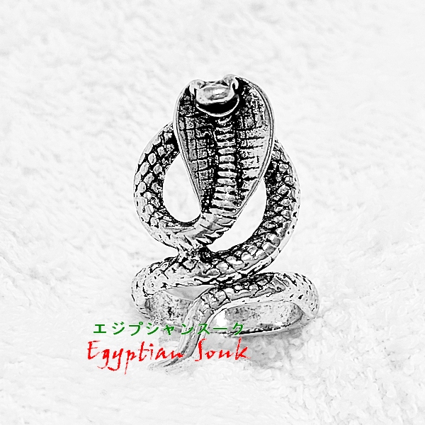 エジプトアクセサリー
コブラ蛇リング・サイズフリー